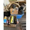 Image 1 : Selection Of Items Helmet Drift wood Light Bulbs Strong Wooden Storage Box 