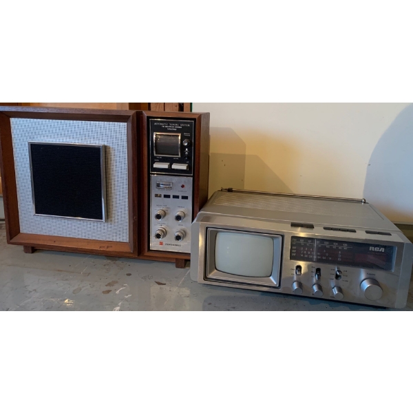 Panasonic Automatic Tuning System w/ RCA Radio Alarm Desktop TV