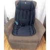 Image 2 : Upholstered Lounger Microfiber Plush Comfortable as A Cloud 26x37x49 w/ Electric Massager