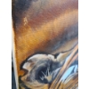 Image 6 : Tiger Face Painting, "Survivor" Signed: Robert Landry, Mounted on Frame, 36 X 24