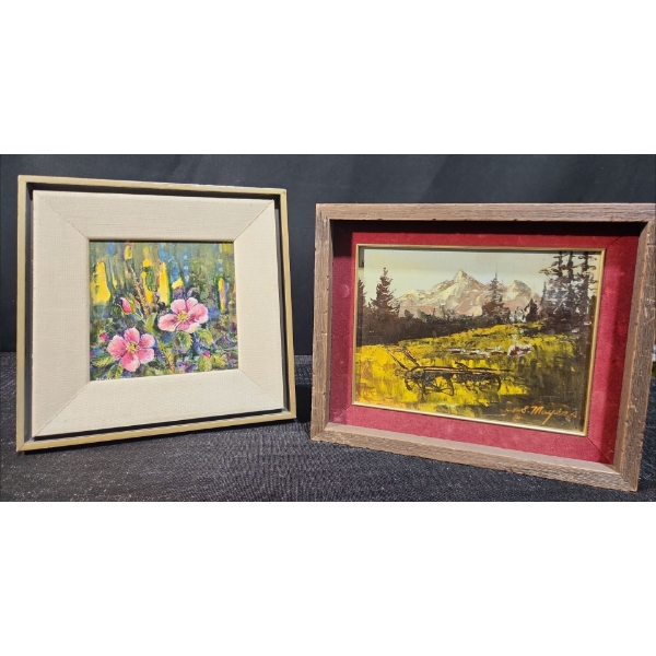 Original Hand Painted , Artist Signed Nature Scenes