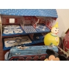 Image 2 : A tin Int'l Express Train, Tin Doll House & Barn, Tinkertoy Kits & Lg Spinning Top & more