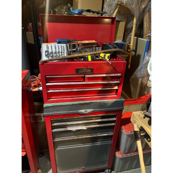 Rolling two stage toolbox, including all contents