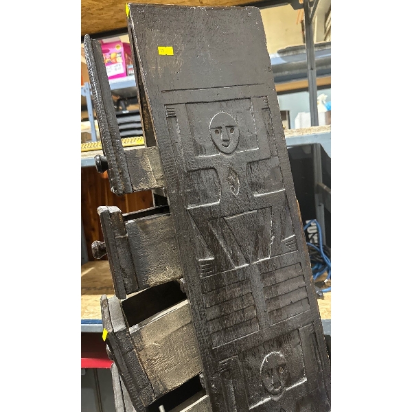 Egyptian Sarcophagus  King Tut Style Curio Cabinet - 18W, 10D, 55T