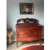 Image 1 : Antique Tiger Oak Buffet with Mirror c. 1910Mirror Amazing Condition 
