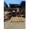 Image 1 : 4 chairs, wood mat, magazine rack, vintage rotary phone and more