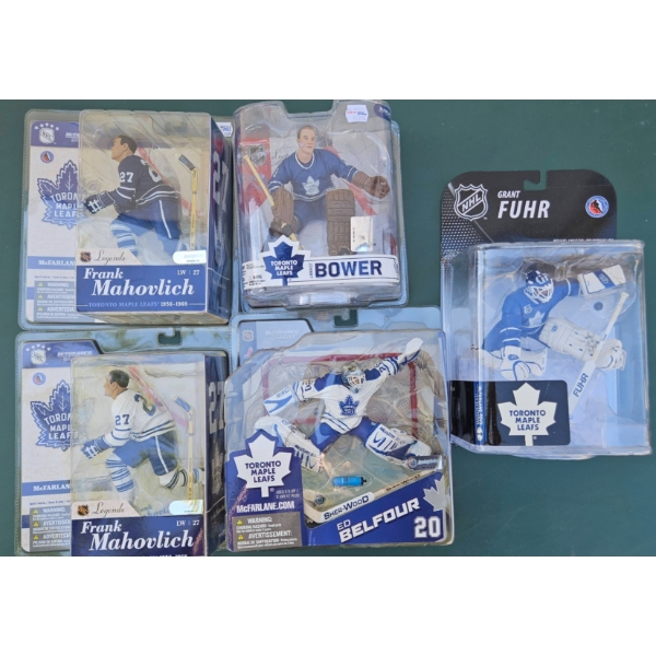 McFarlane Toronto Maple Leafs Hockey Figures Lot of 5