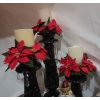 Image 4 : Holiday Decor Collection - Candle Holders, Snowman Family, Santas (Hand Damaged on Woman) 