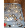 Image 7 : Assorted Women's Costume Jewelry: Necklaces, Lorus Watch, Earrings, Strength Pin