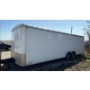 Image 3 : 2012 24Ft Continental Rec Vehicle Trailer Back and Sidedoor Entrance, Wood Interior with Shelving