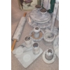 Image 2 : Assorted Marble Items: Lazy Susan 12" Diameter, Rolling Pin, Paper Towel Holder and More!