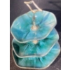 Image 2 : Blue Mountain Pottery 3 Tiered Serving Tray