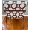 Image 4 : Sturdy Accent Chair W/ Circle Pattern 29"w 26"d 44"tall