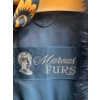 Image 3 : Full Length Dark Brown Fur Coat w/ Scarf & Gloves Size M-L
