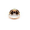 Image 3 : 18K Two-Tone Pearl & Diamond Ring 0.08CTW K-I2 SZ 8 5.74grams