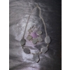 Image 5 : Amethyst and Druzy Amethyst Jewelry Set with Pearls in Stamped .925 Silver