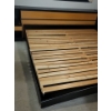Image 2 : King Size Bed Frame w/ 2 Side Tables 
