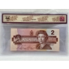 Image 4 : 3 Graded Canadian 1986 $2 Choice UNC Prefix: CBK EGR CBH