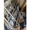 Image 7 :  Industrial scaffolding, several pieces length unknown also included is a Mastercraft extendable lad