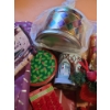 Image 5 : Holiday Themed Tins (Great for Baking) and Assortment of Runners, Napkins, Nutcracker and More!