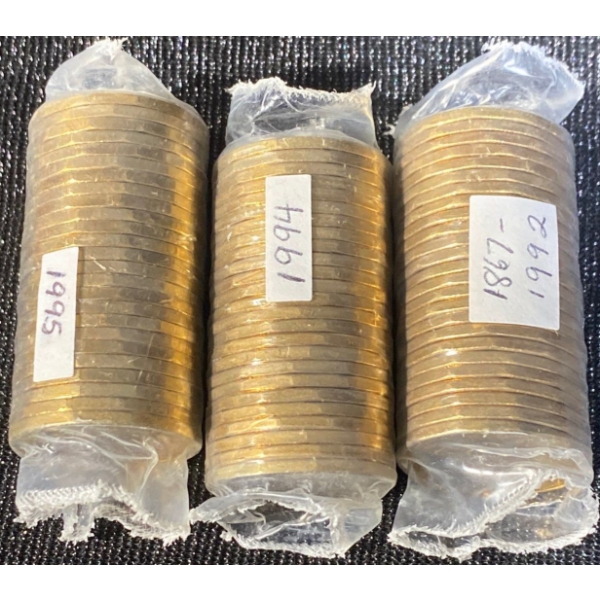 3 Packs of 25 Loonies