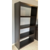 Image 2 : Dark Wood Veneer Bookshelf with Four Shelves