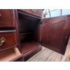 Image 13 : Buffet & Hutch Set With Collector Plates, Mirrored Curio, and Lighting