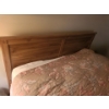 Image 2 : Bedframe MDF 64 W, 84 D, 43 T, Includes Mattress, Boxspring and Bedding