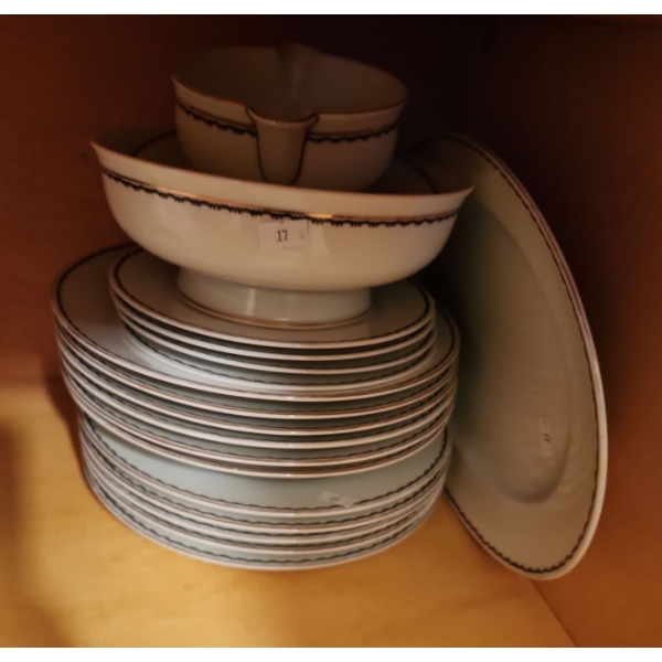 Dinnerware- Rosenthal "Olympia"- Plates, Serving Platter, Serving Bowl, Gravy Boat