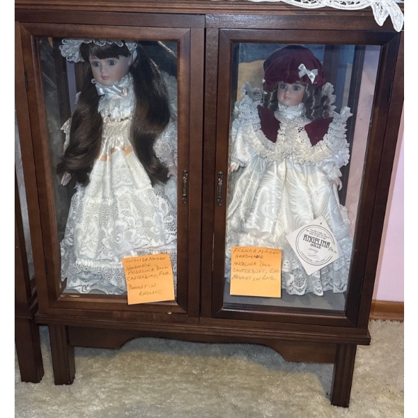 Porcelain Angelina Doll Amy  &  Angelina  Doll Jemma (17T) 