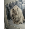 Image 4 : Print of Lynx, Artist: Robert Bateman, Framed Under Glass 41.5 X 28.5 