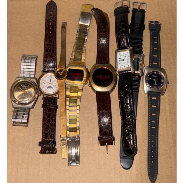 Assorted Watches- Bulova, Hudson, Times Indiglo, Caravelle and More!