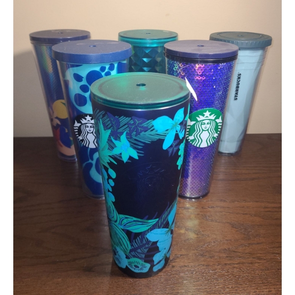 Assorted Starbucks Cold Drink Venti Size To-Go Cups