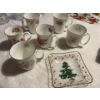 Image 1 : Collection of six Royal Albert coffee cups . And small candy dish made in Germany .