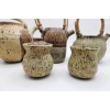 Image 5 : Stoneware Teapot and Creamer Set with Bamboo