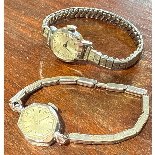 Timex Ladies Watches: Shockproof Stainless Steel back & Great Britain Base Bezel Stainless Back