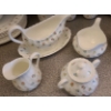 Image 4 : Wedgewood England China Set 'Cascade' - Plates, Tea Cups, Teapots, Gravy Boat 