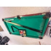 Image 2 : table, top pool table, including all cues rack, balls, and brush in good condition