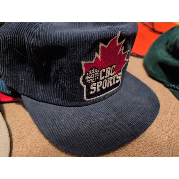 34 Vintage and Branded Baseball Hats with Two Reflective Safety Vests