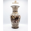 Image 1 :  1930s Vintage Bien Hoa Pottery Vase From Vietnam 21''INCHES HEIGHT.