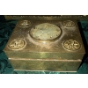 Image 2 : Collection Of Brass Items-Trinket Box, Trays, Matchbox & More