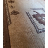 Image 4 : Area Rug w/ Burgundy Flower Pattern 63 X 85  
