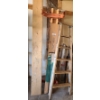 Workhorse Adjustable Platform Brackets and Wooden 5 Step A Frame Ladder
