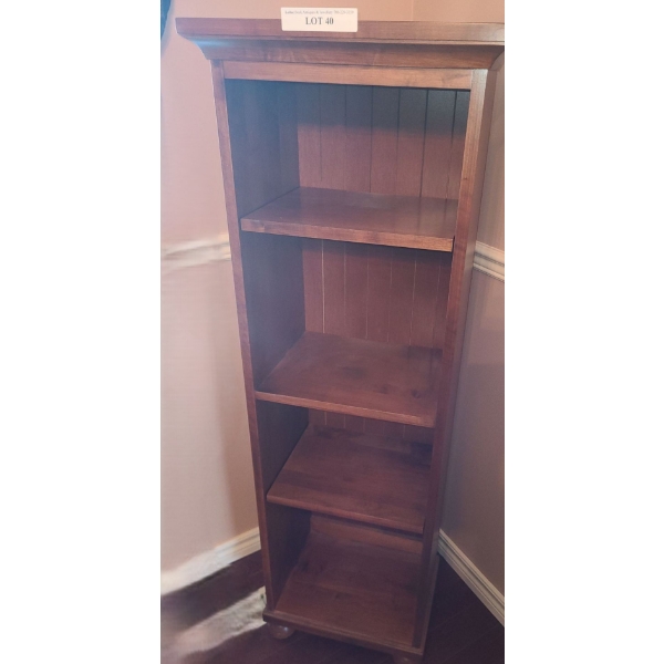 Wood Display Shelf 18 w 55 h