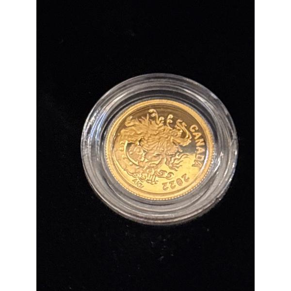 2022 $8 Earth Dragon - Pure Gold Coin