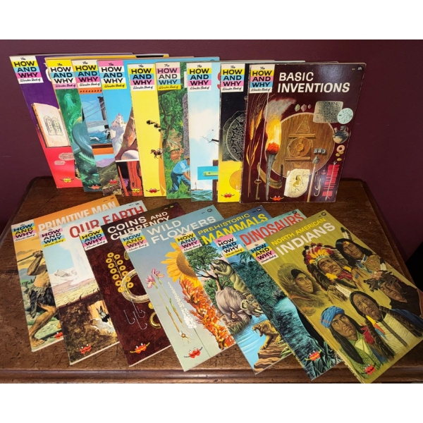 'The HOW And WHY Wonder Books' Vintage Educational Comic Style Books 