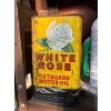 Image 4 : Vintage White Rose OIL tin shelf full of different lubricants, John Deere Can & other vintage tins 