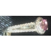 Image 6 : 19K Gold Pink Pink Tourmaline Ring - 7 grams