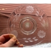 Image 5 : Princess House Heritage Glassware - Pressed Glass w/ Floral Motif