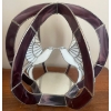 Image 1 : 3D Stained Glass Mobile / Hanging - Birds Of Prey 13T - Slight Damage See Pic